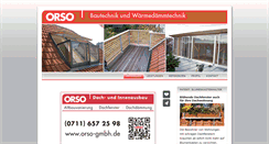 Desktop Screenshot of orso-gmbh.de